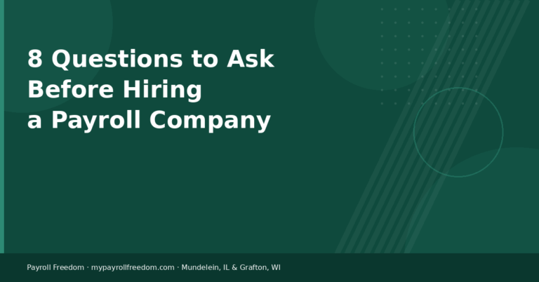 8 Questions to Ask Before Hiring a Payroll Company
