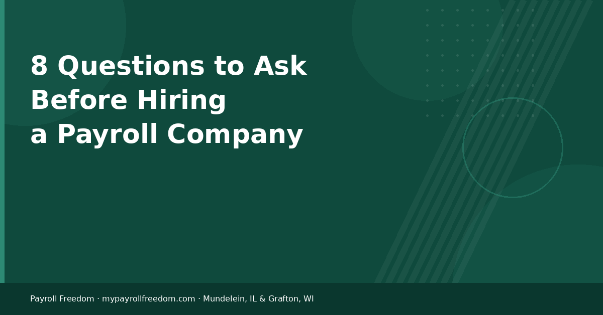 Questions Before Hiring Payroll
