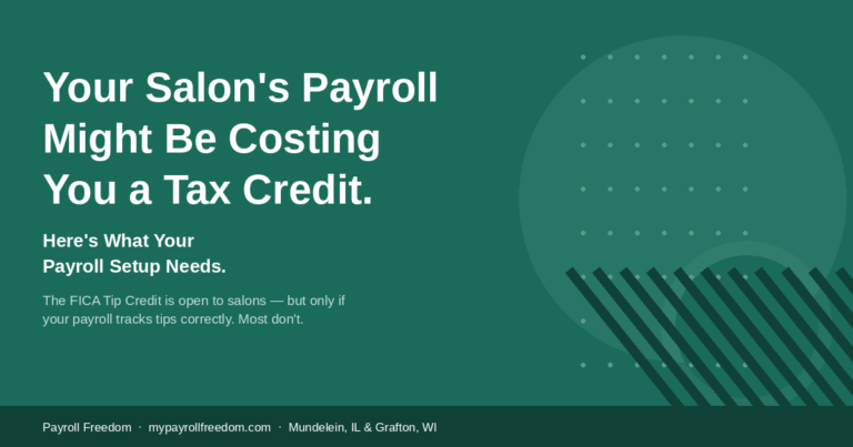 Your Salon’s Payroll Might Be Costing You a Tax Credit — Here’s How to Fix It