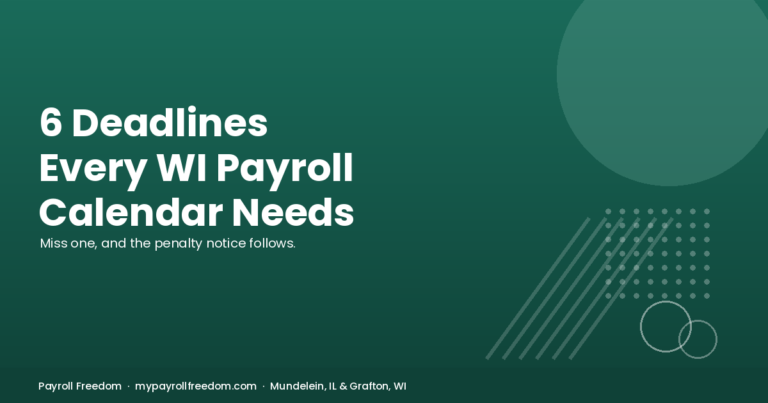 6 Payroll Compliance Deadlines Every Small Wisconsin Employer Should Have on Their Calendar