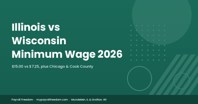 Illinois vs Wisconsin Minimum Wage 2026: A Side-by-Side Guide